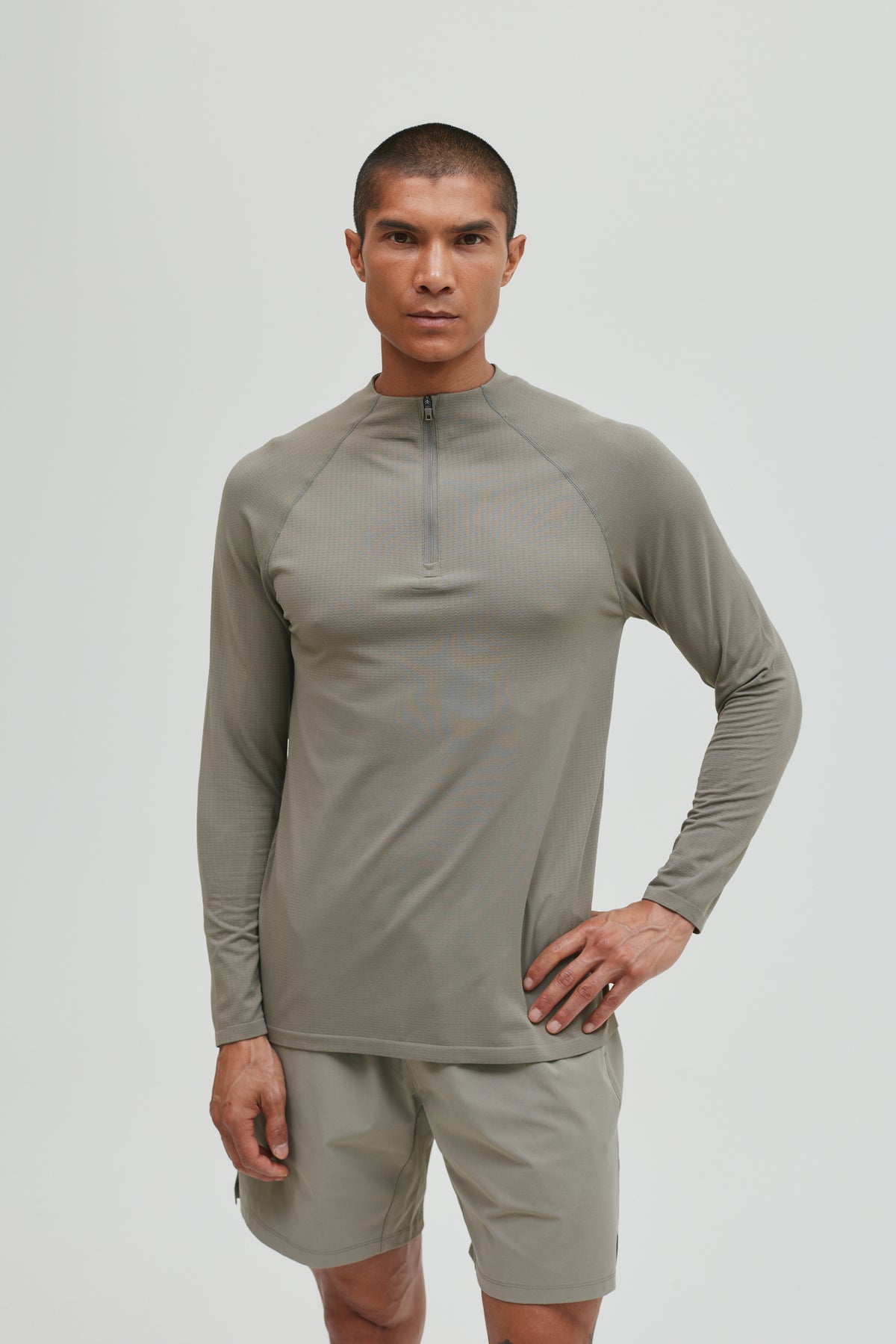 CORE SEAMLESS QUARTER ZIP
