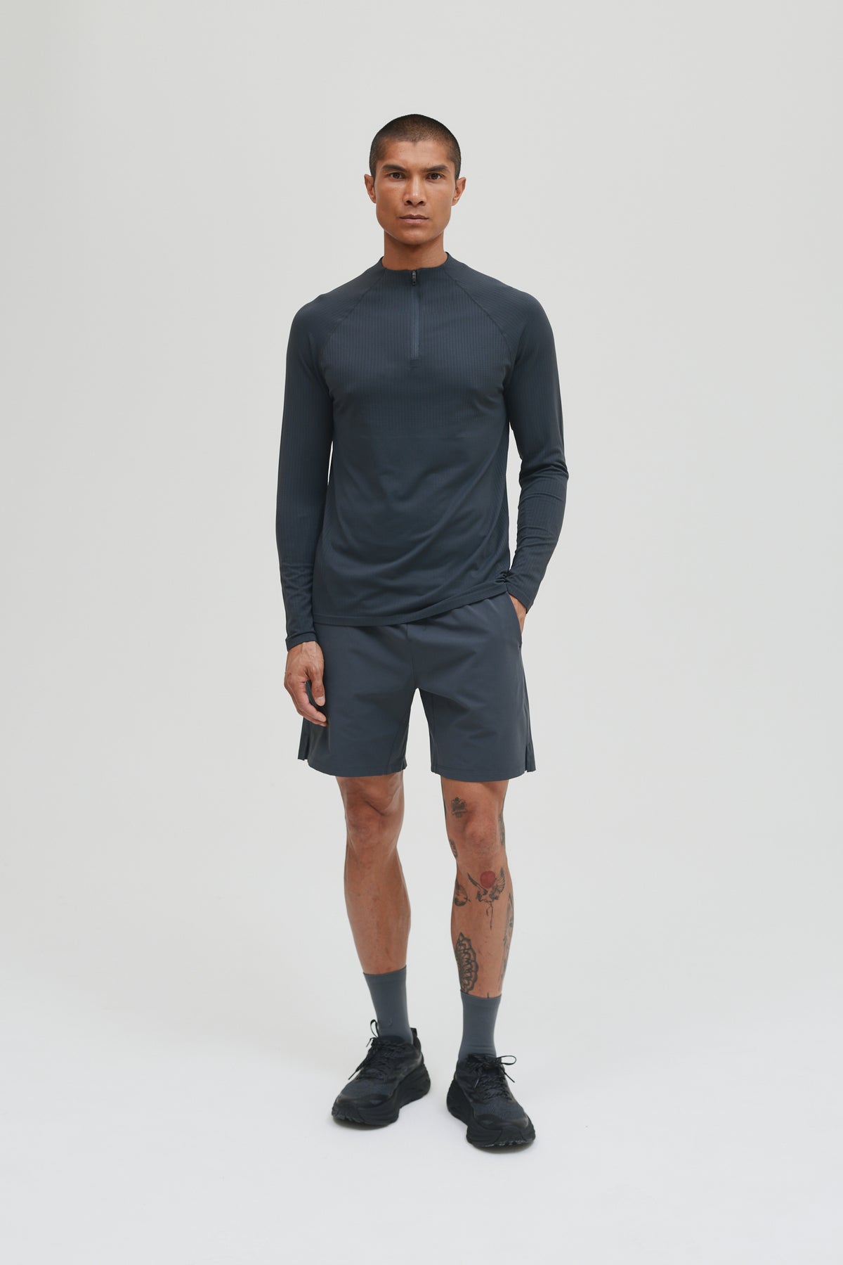 CORE SEAMLESS QUARTER ZIP